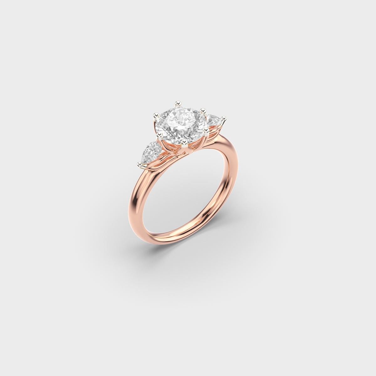Pear Embrace Padma Cut Diamond Ring - View 8