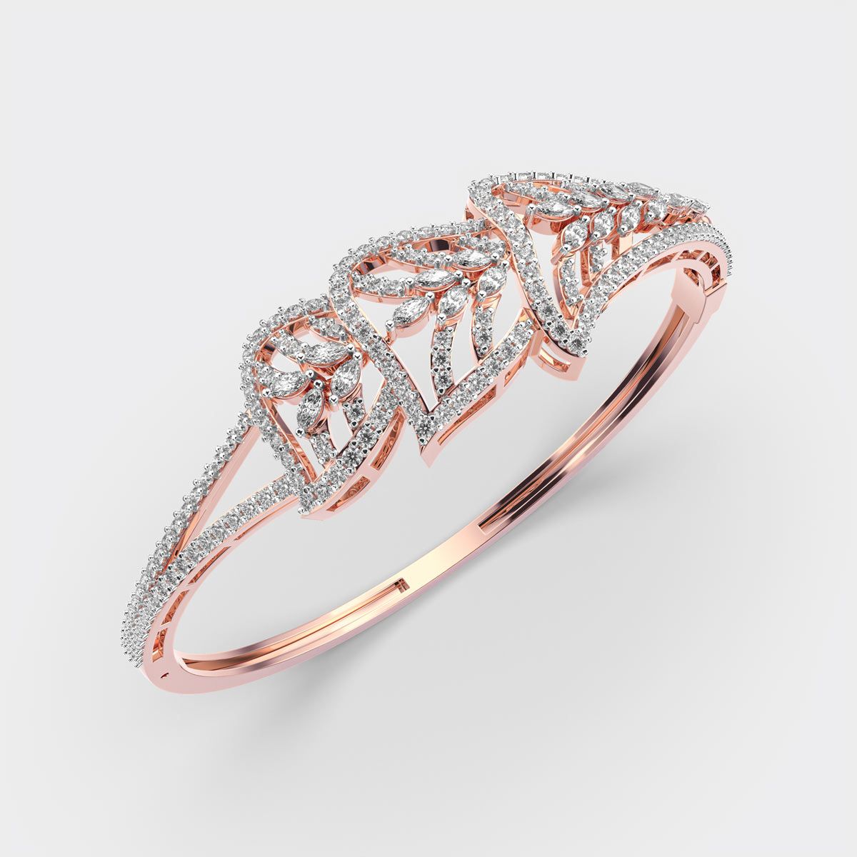 Shimmering Daffodils Diamond Filigree Bracelet