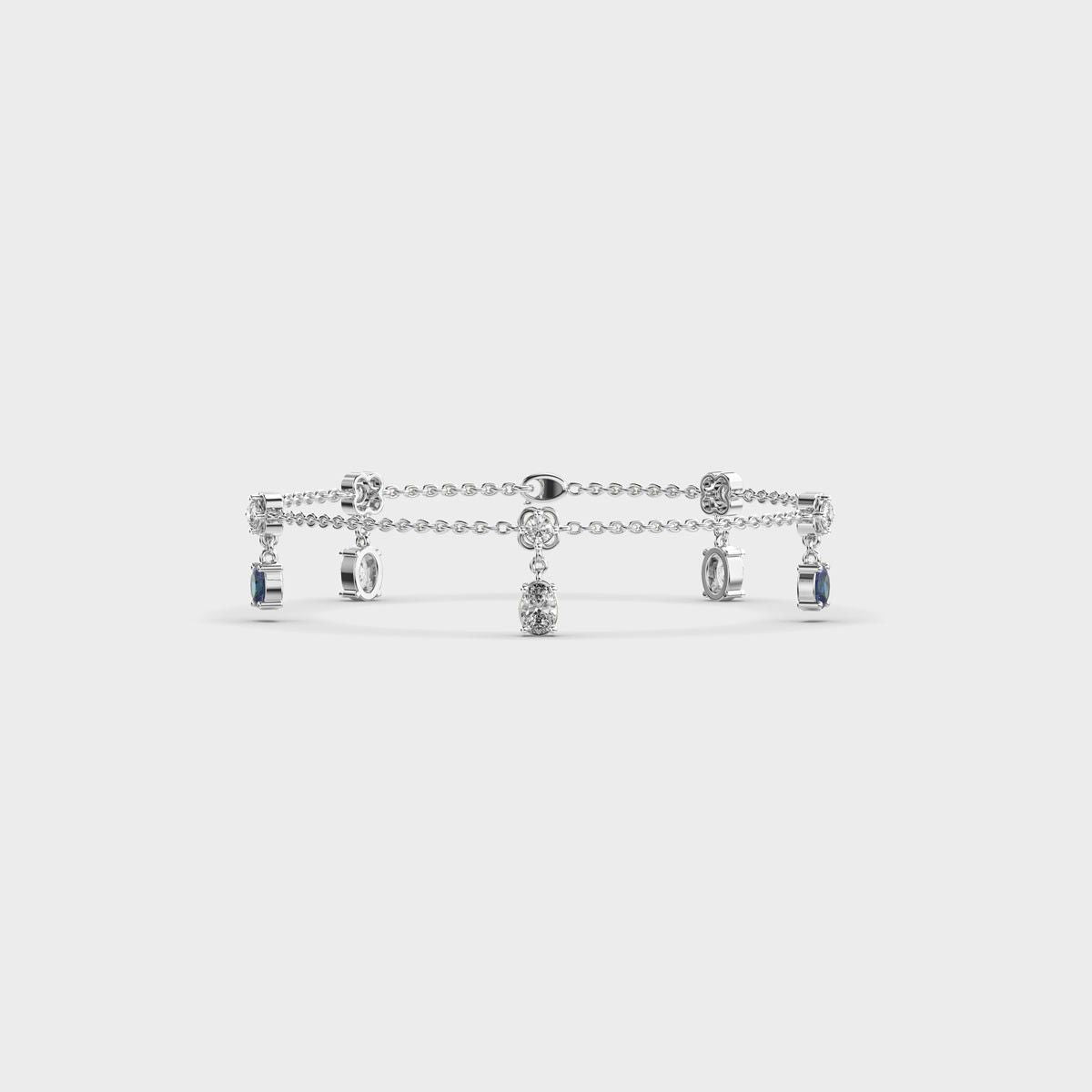 Stellar Dangler Diamond Bracelet