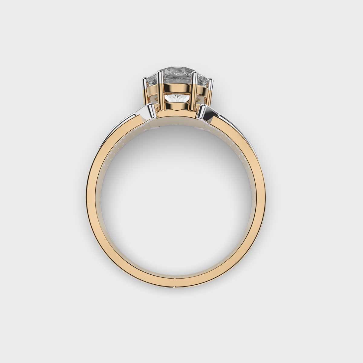 Gleaming Sun Diamond Ring For Men - View 15