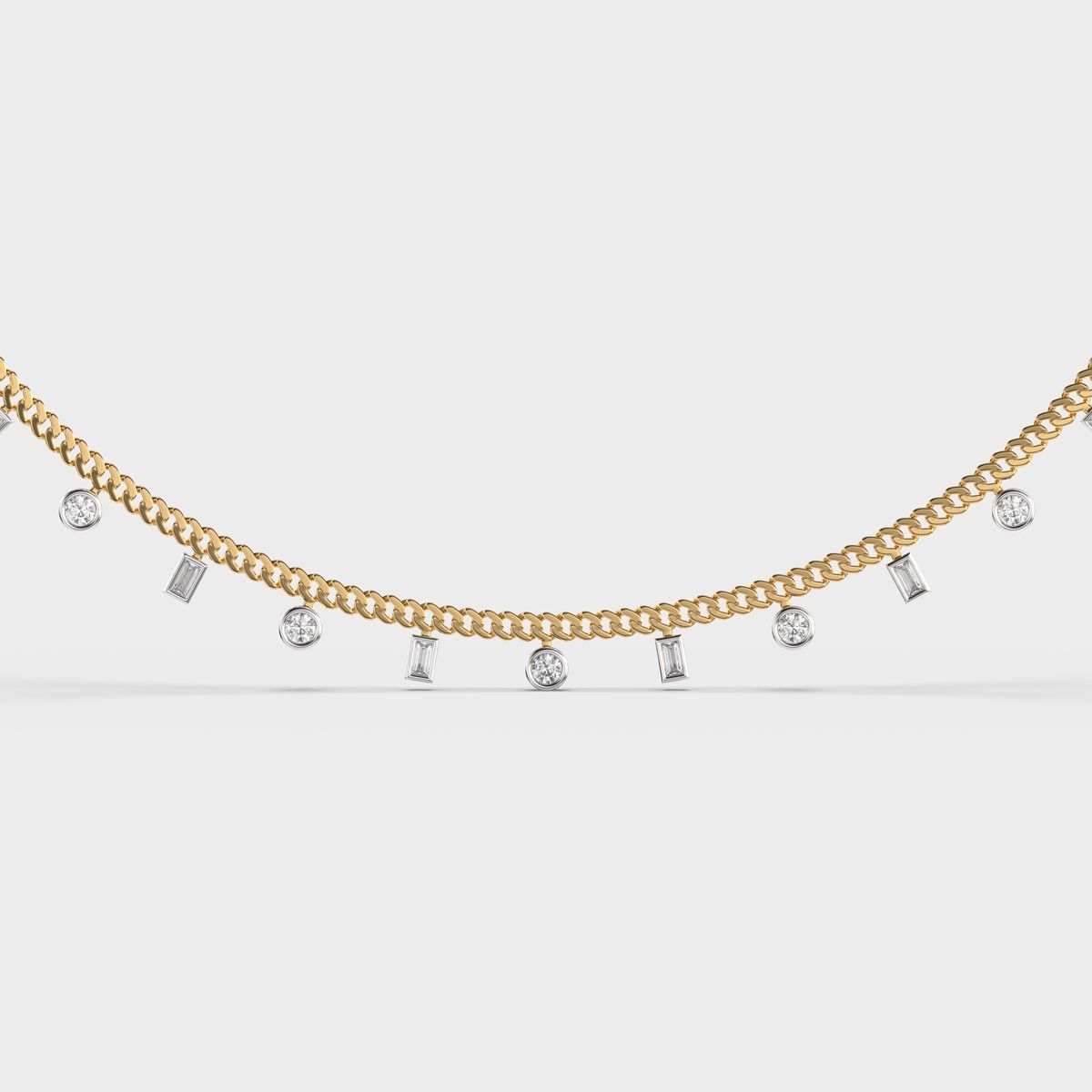Minimal Elise Diamond Necklace