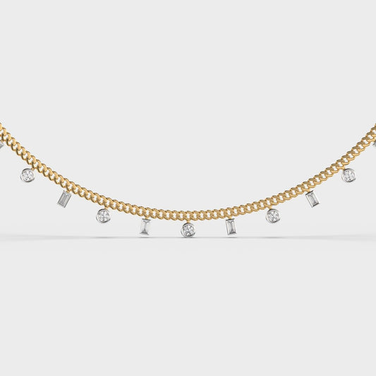 Minimal Elise Diamond Necklace