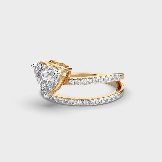 My Dazzling Sweetheart Diamond Ring - View 2