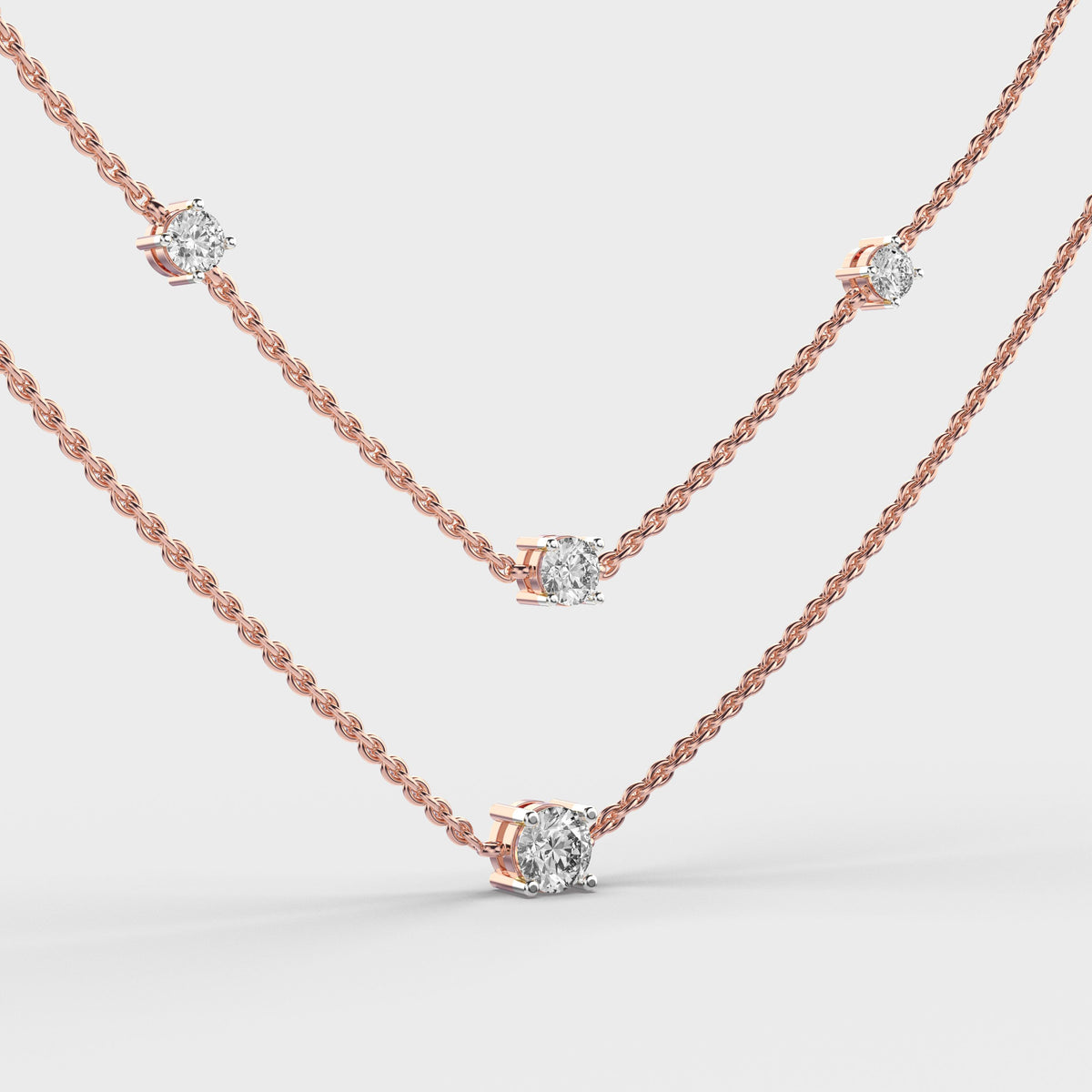 Lilibeth Amour Layered Diamond Necklace