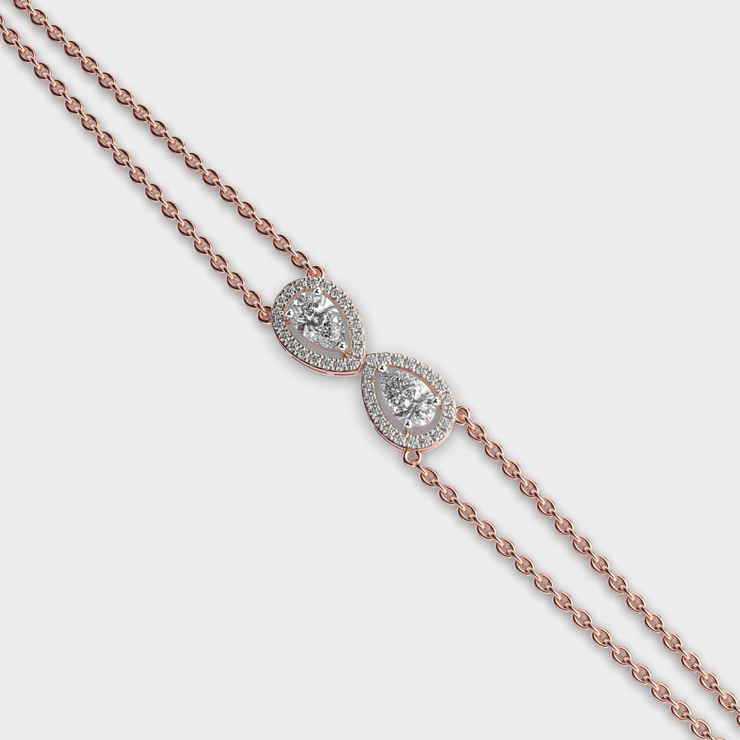 Dual Pear Eternal Diamond Bracelet Bracelet