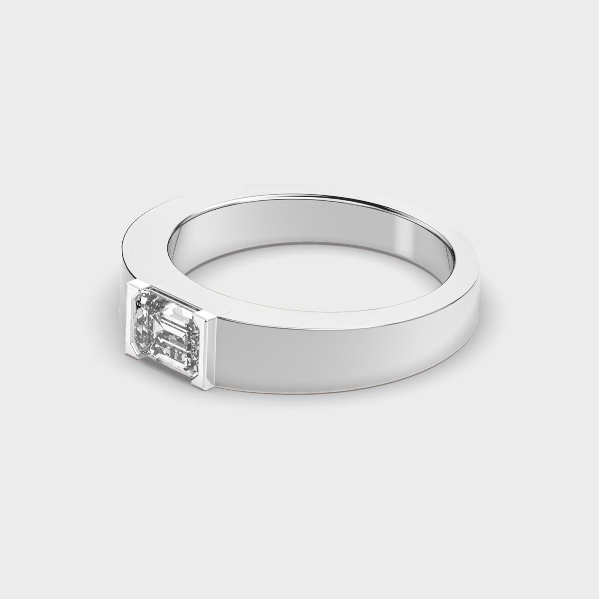 Earnest Proposal Diamond Band For Men - View 7