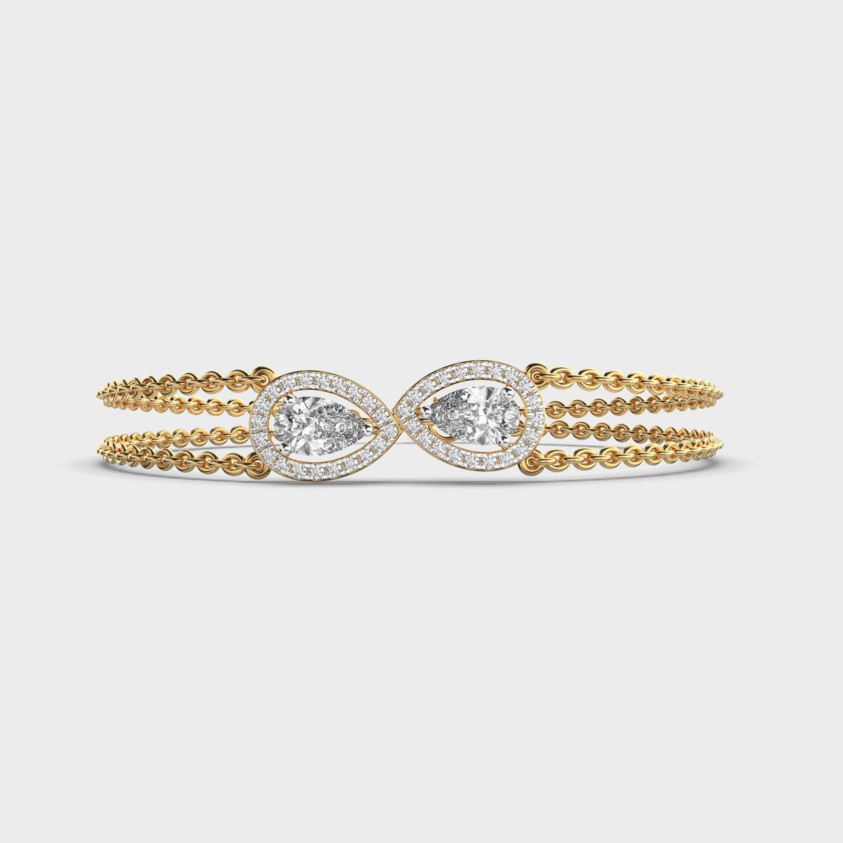 Dual Pear Eternal Diamond Bracelet Bracelet