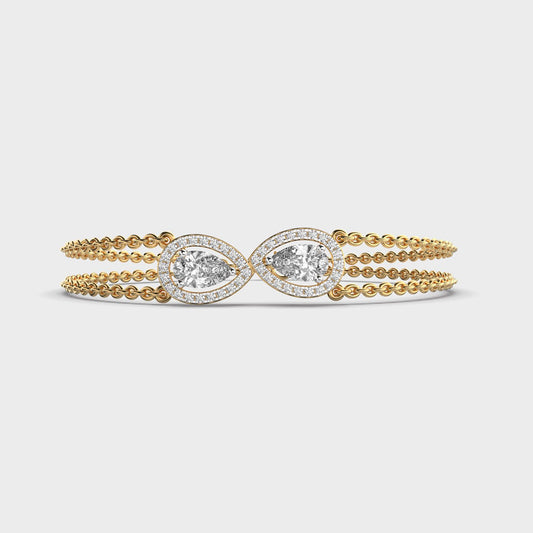 Dual Pear Eternal Diamond Bracelet Bracelet