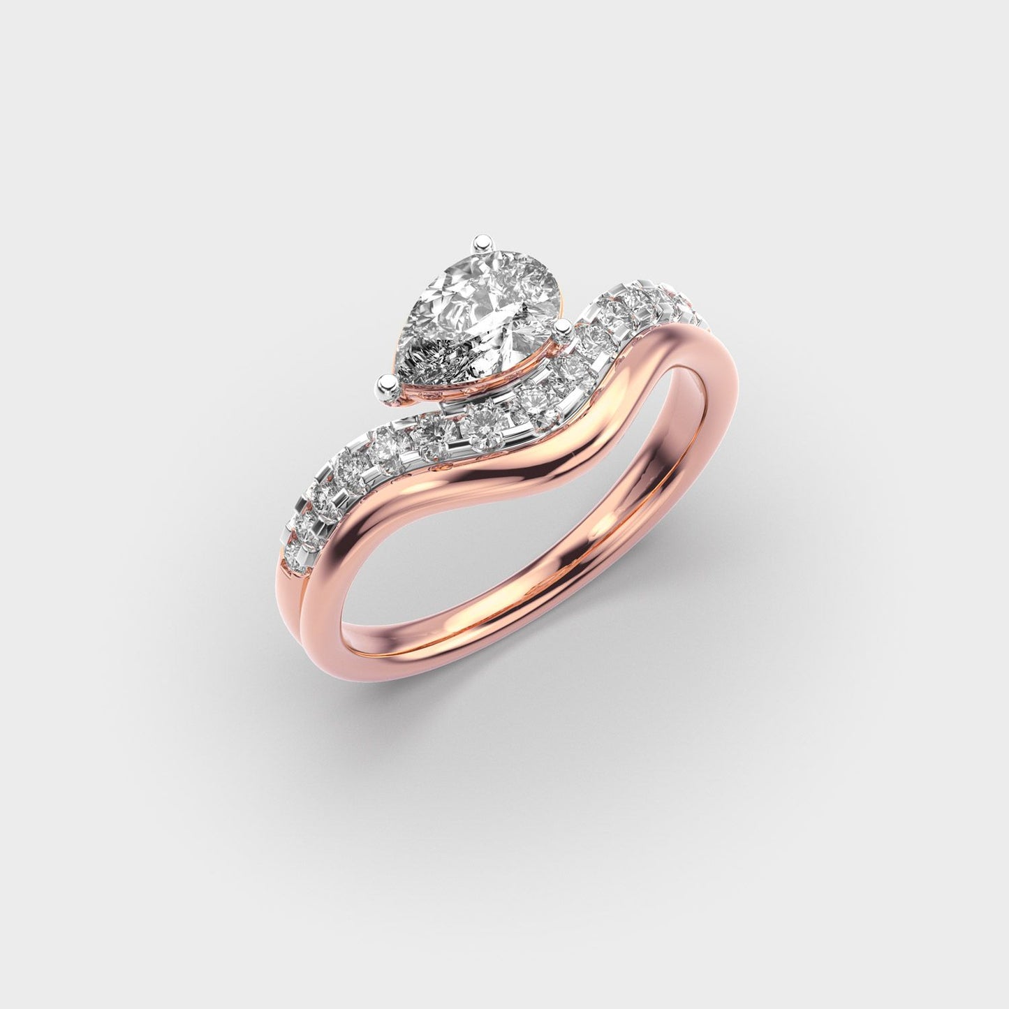 Modern Solitaire Vanki Diamond Ring - View 13