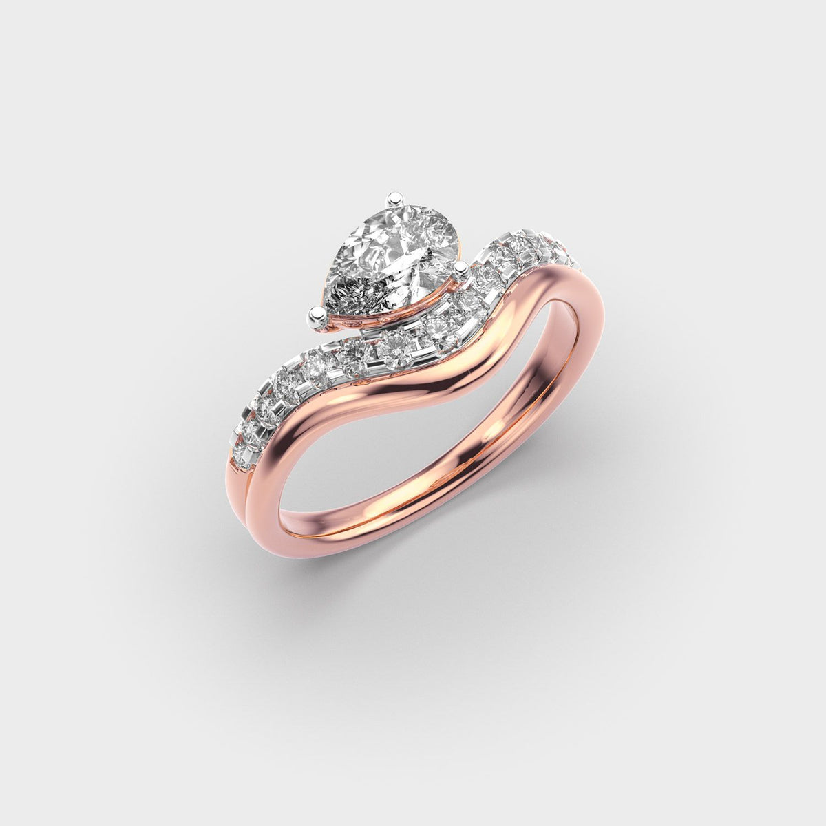 Modern Solitaire Vanki Diamond Ring - View 13