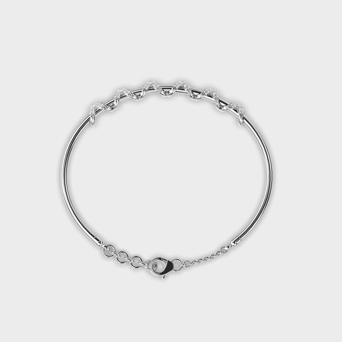 Designed in Contrast Diamond Bracelet