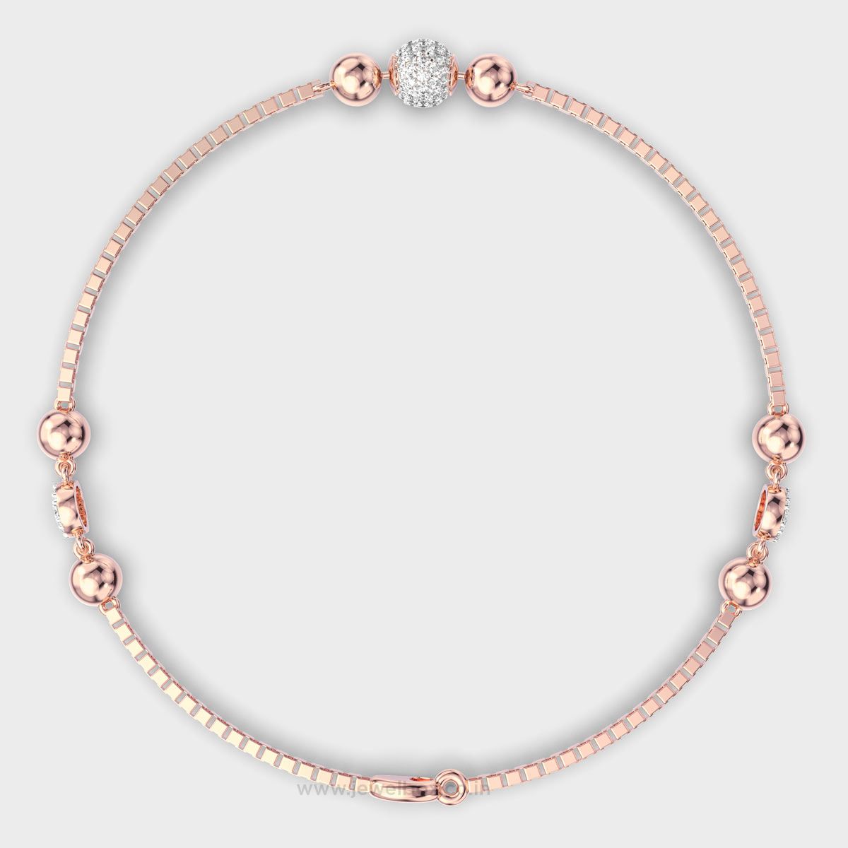 Golden Beaded Bracelet