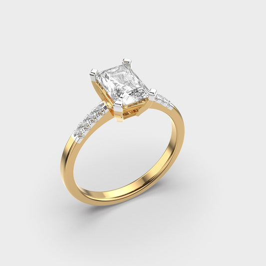 Glory Days Radiant Cut Diamond Ring - View 2