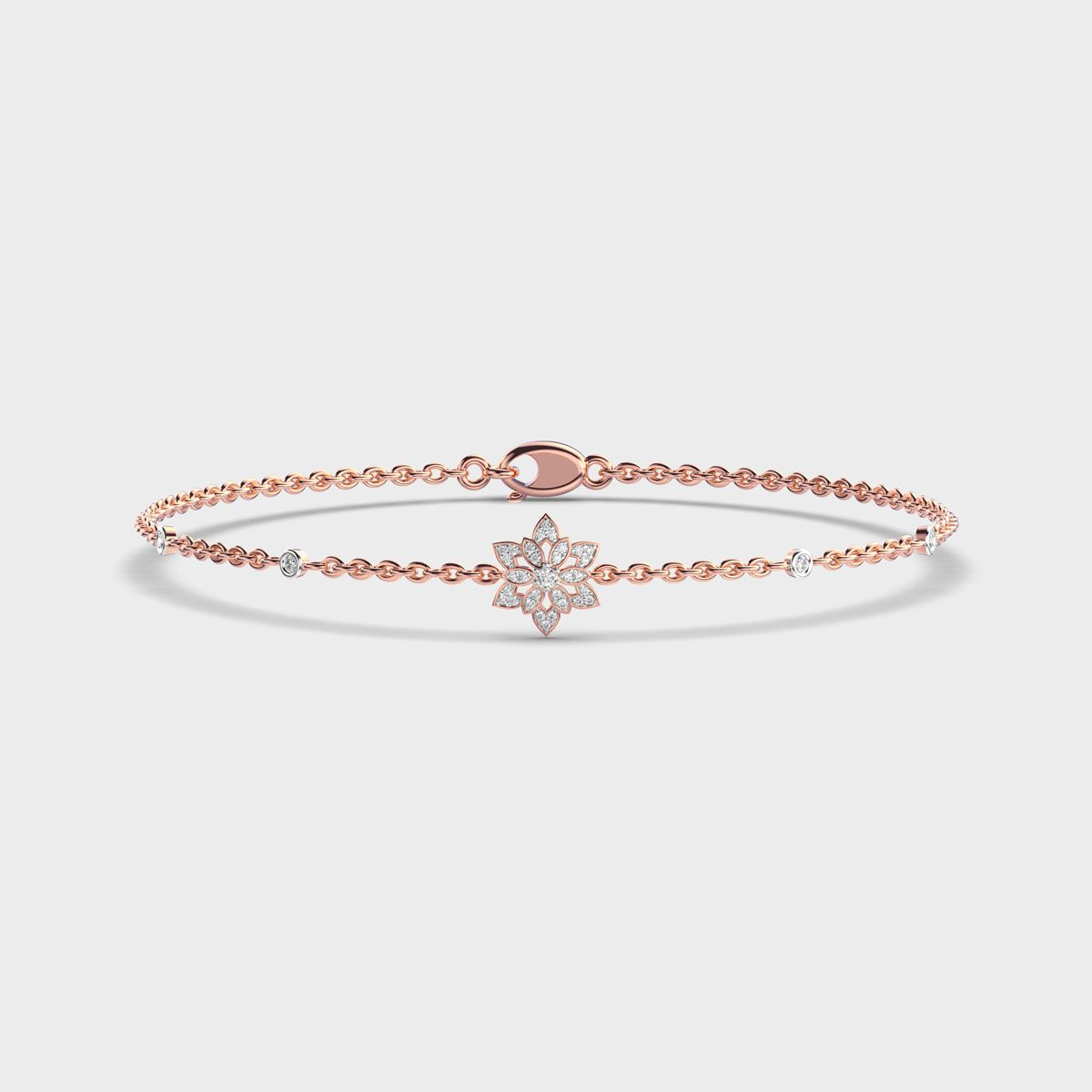 Petal Star Blossom Diamond Bracelet