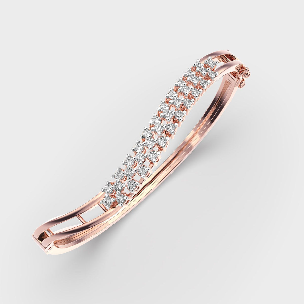 Serenade Wave Glam Diamond Bracelet