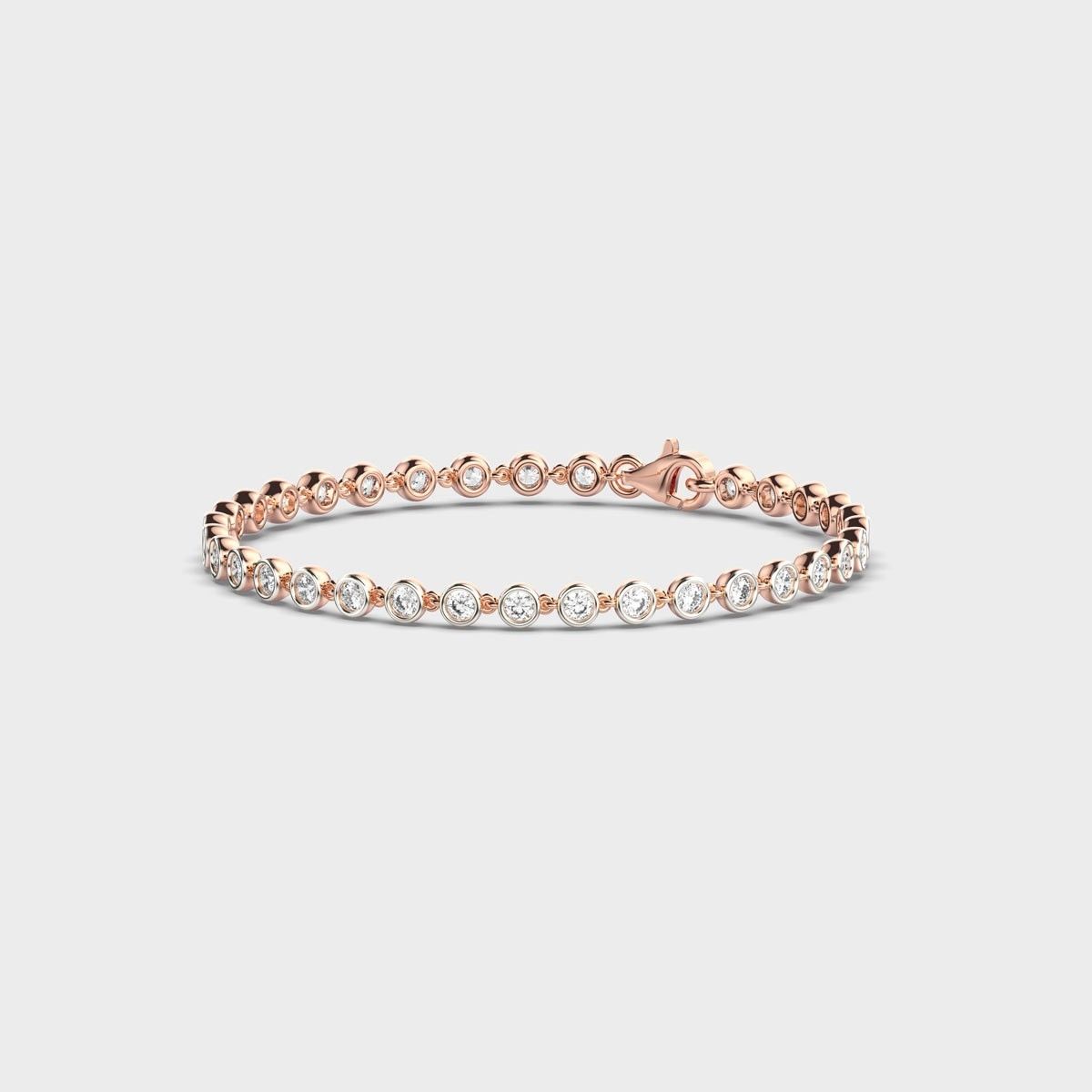 Delicate Round Diamond Bracelet