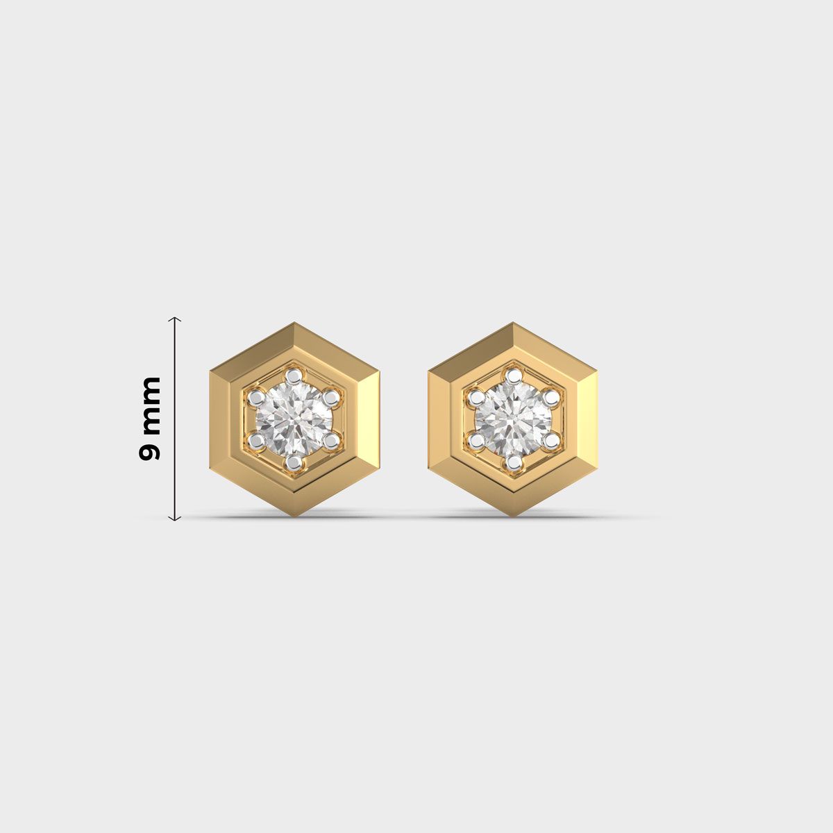 Penta Love Men Diamond Stud For Men