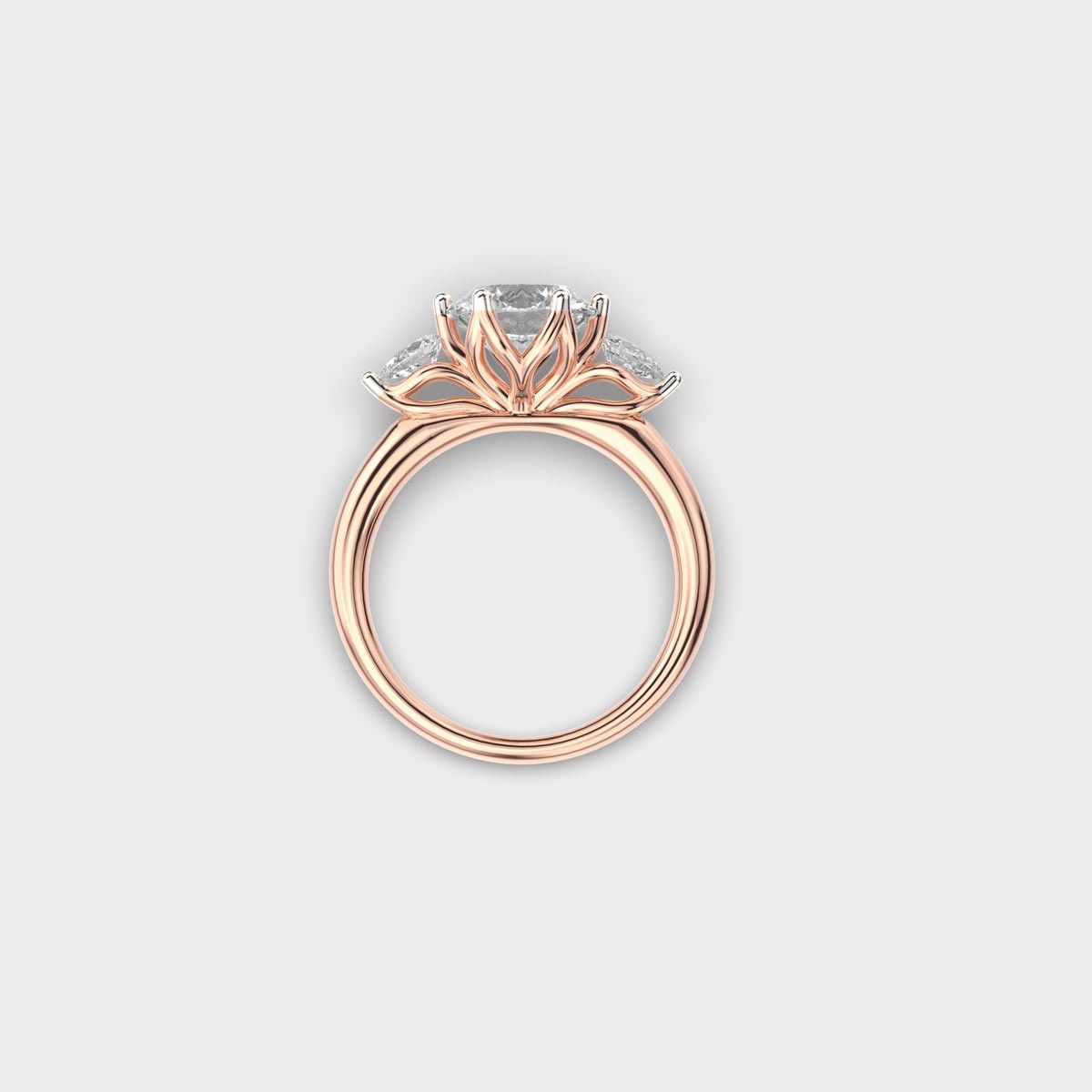 Pear Embrace Padma Cut Diamond Ring - View 9