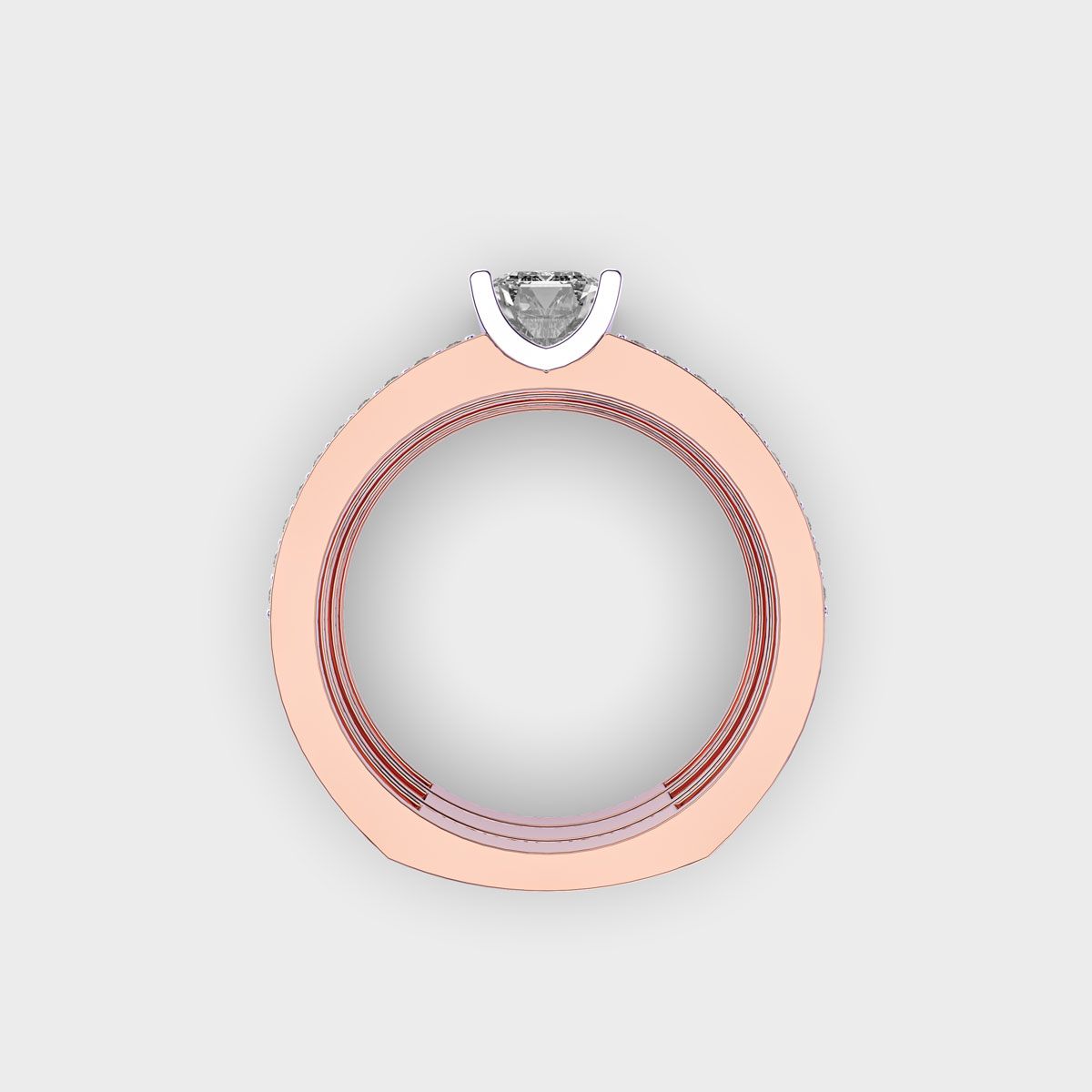 Symbol of Strength Diamond Ring For Men - View 4