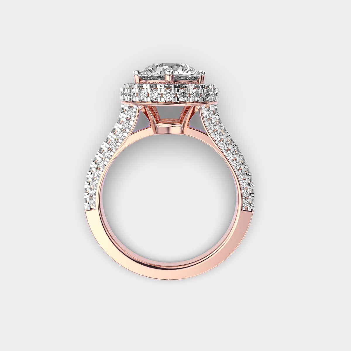 Golden Hour Cocktail Diamond Ring - View 9