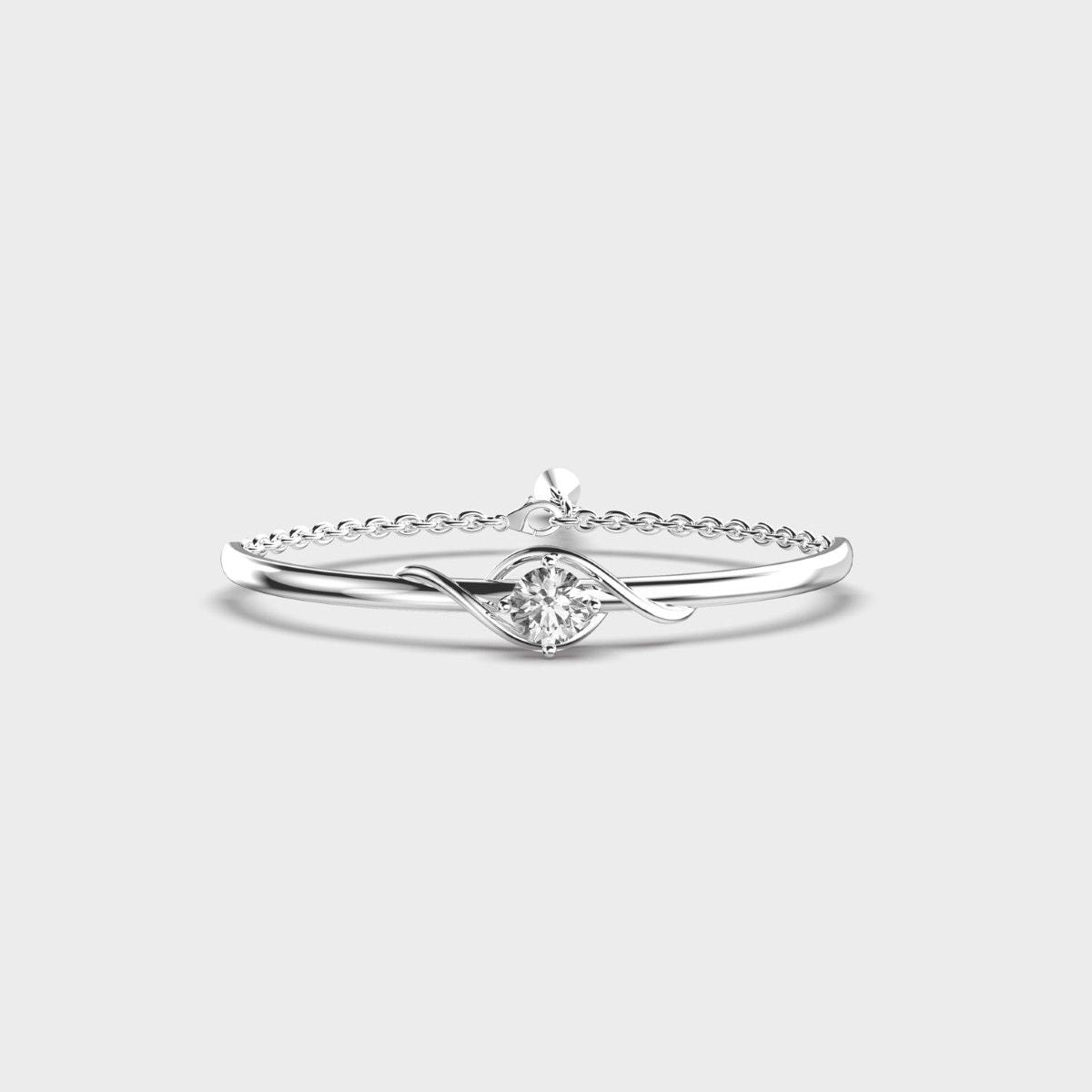 Diamond In Thistle Bracelet