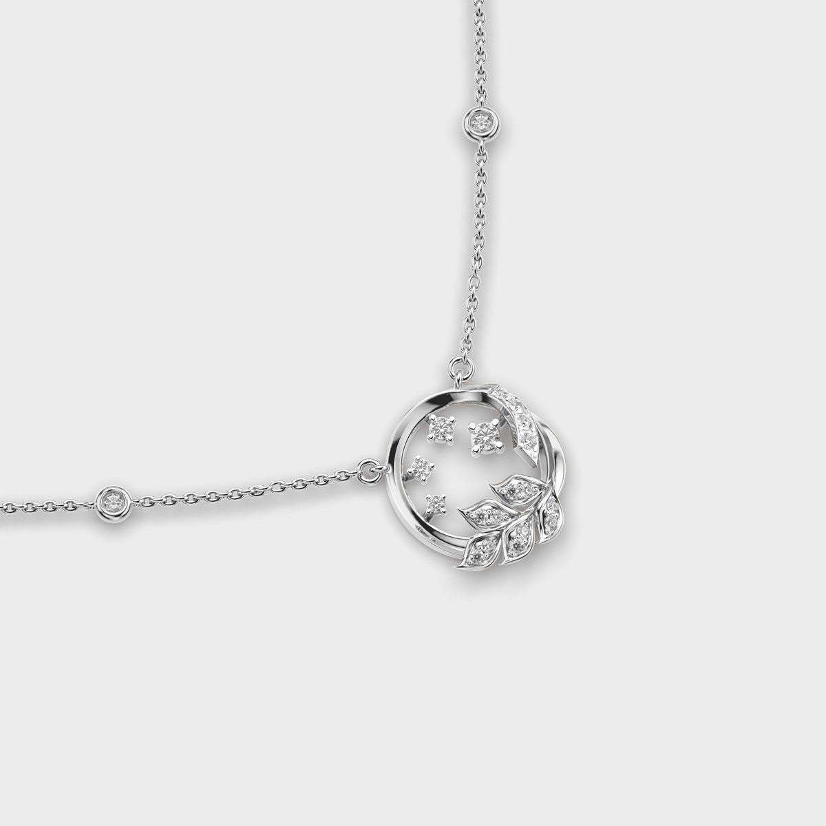 Basket of Blooms Diamond Necklace