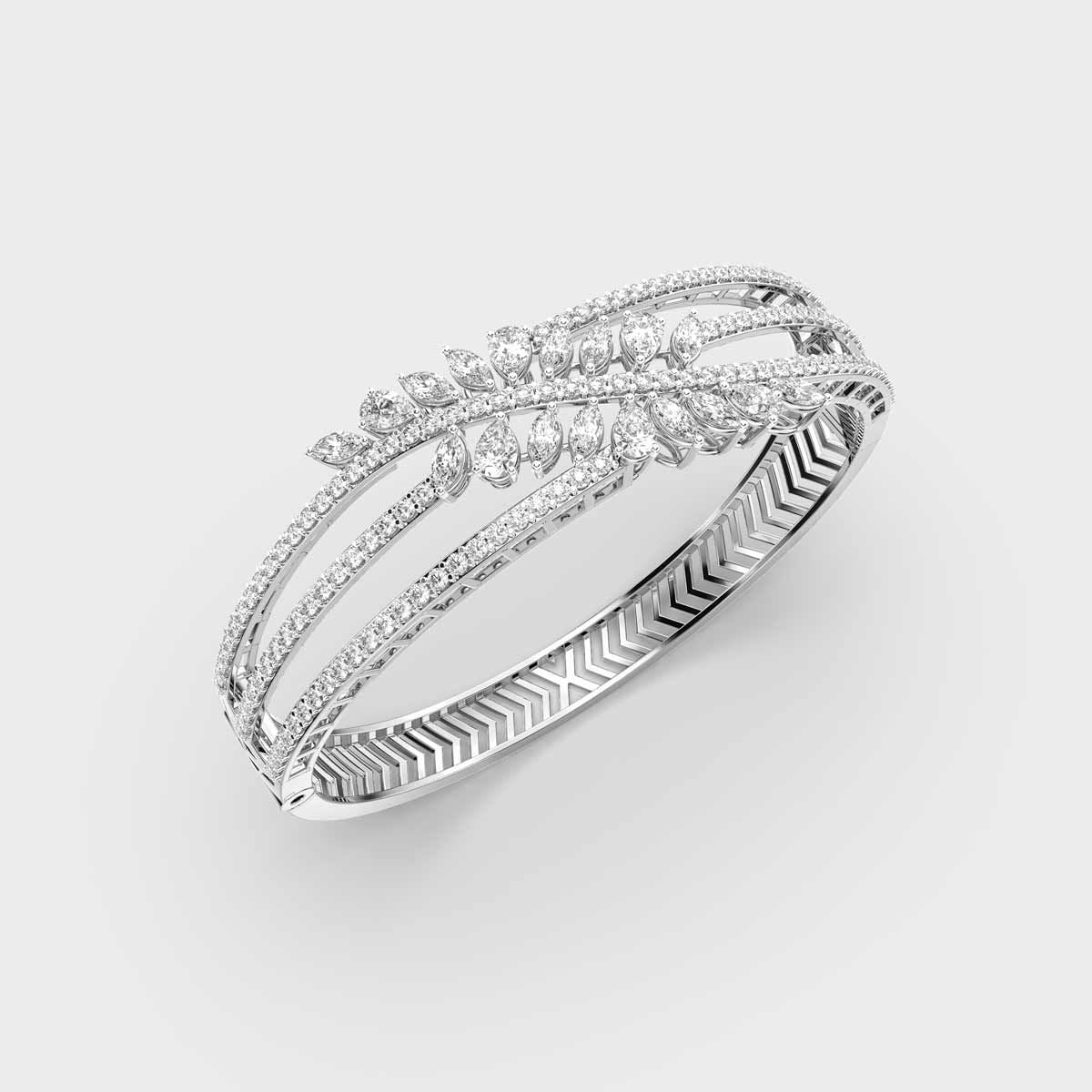 Athena's Pride Statement Diamond Bracelet