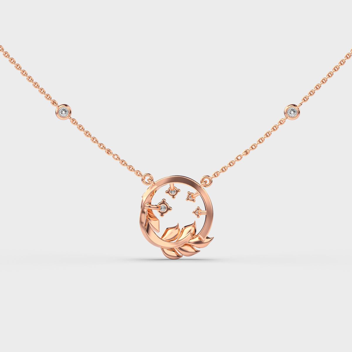 Basket of Blooms Diamond Necklace
