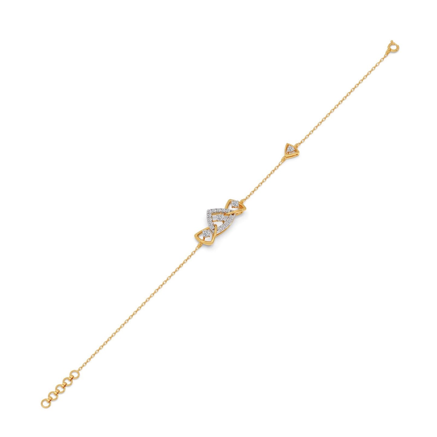 Trilink Chain Bracelet