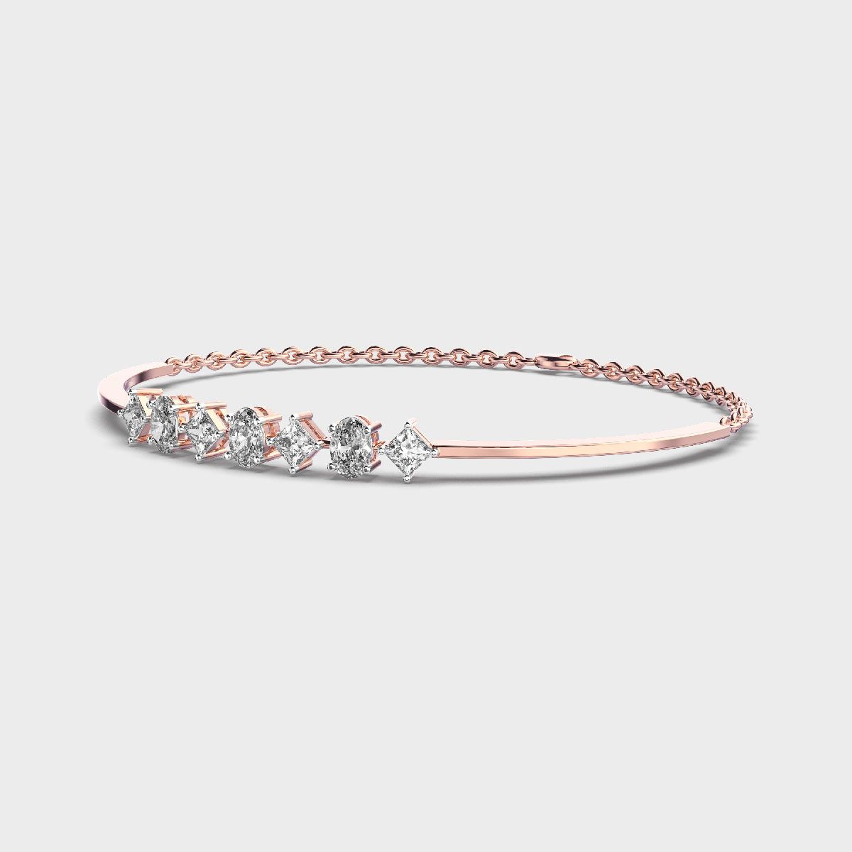 Geometric Appeal Diamond Bracelet
