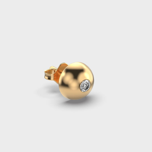 Shimmering Dots Men Diamond Ear Stud