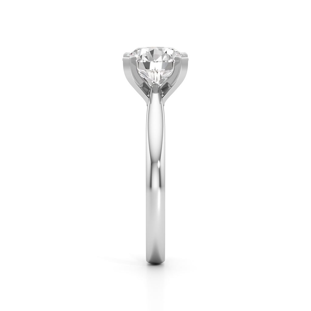 Solurelle 2Ct Round Cut Solitaire Ring