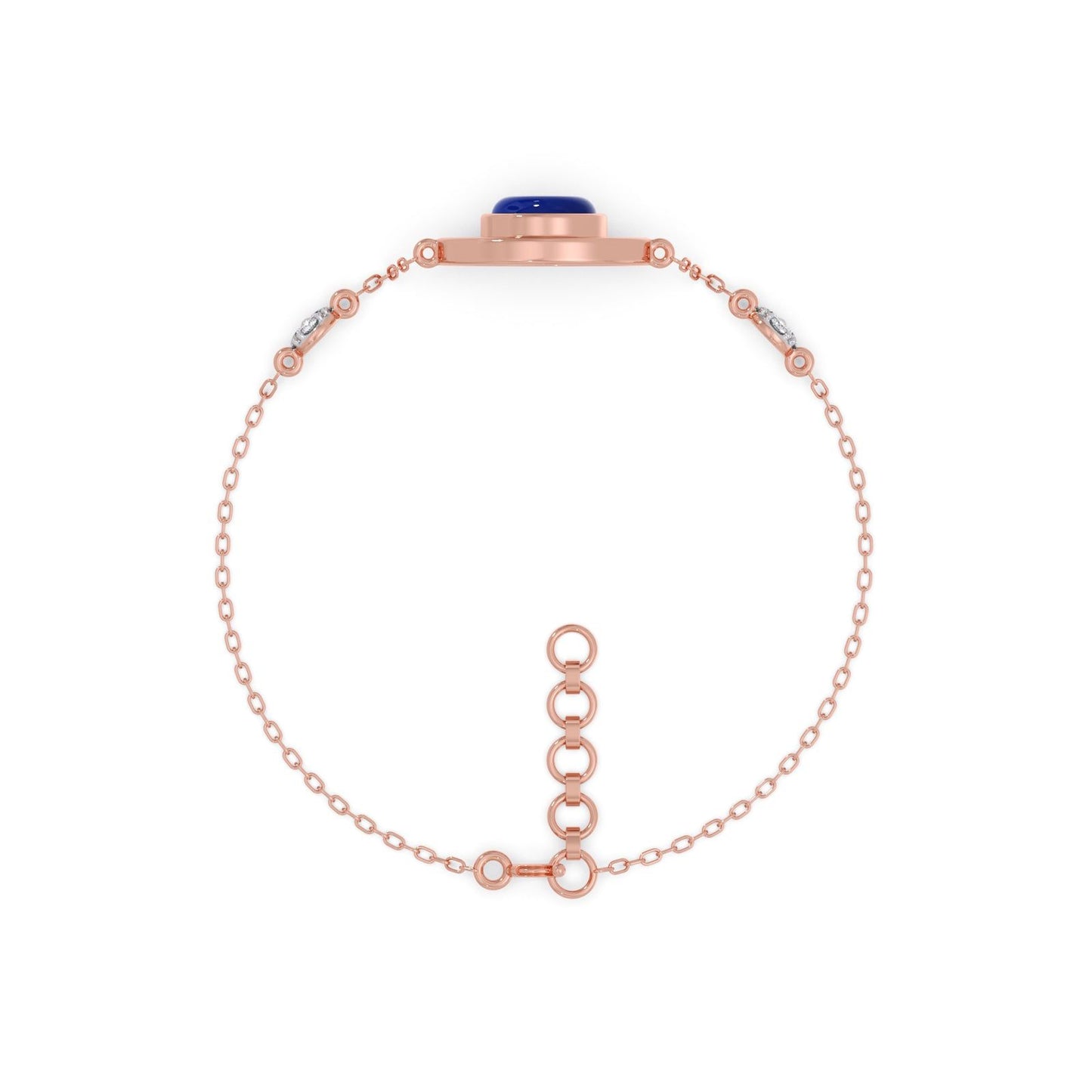 Lumiere Evil-Eye Diamond Chain Bracelet