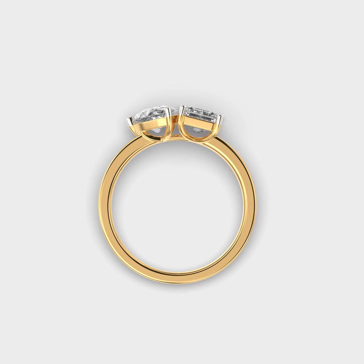 Just The Two Of Us Diamond Ring - View 4