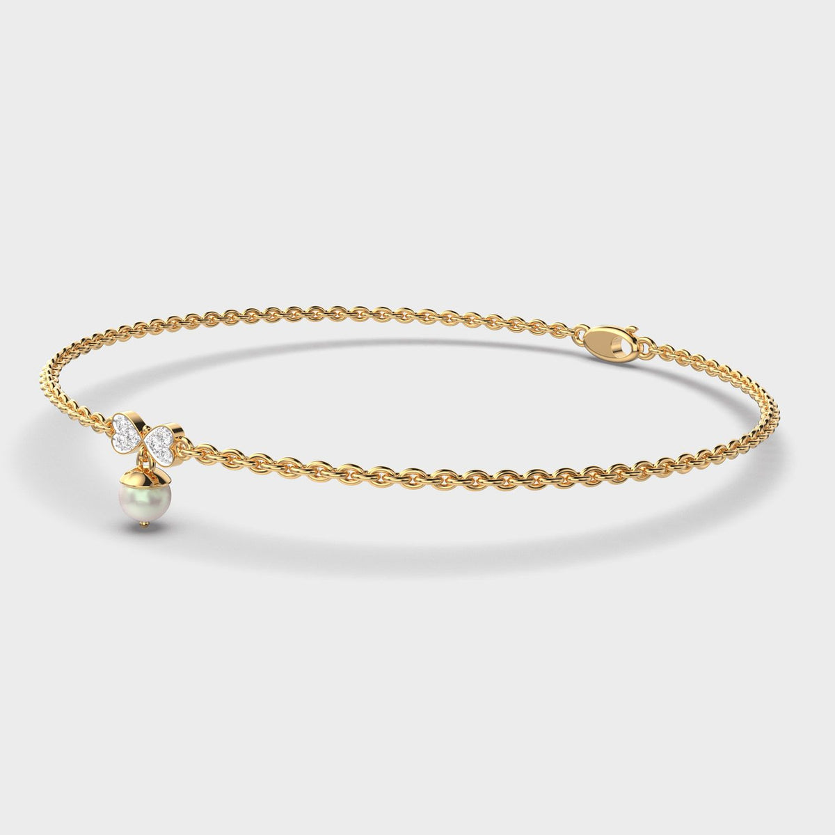 Sleek Horizon Diamond Bracelet