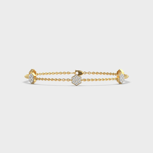 Soft Radiance Diamond Bracelet