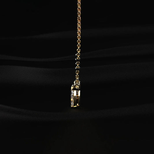 Oval and Marquise Shape Diamond Toi Et Moi Mangalsutra