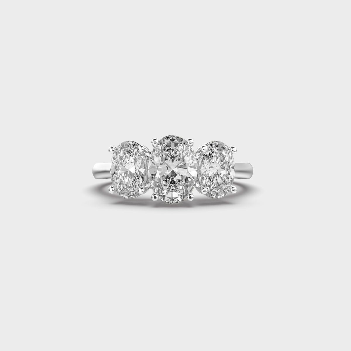 Three Stone Glimmer Diamond Ring - View 10