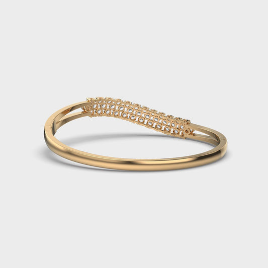 Wave of Infinity Diamond Bracelet