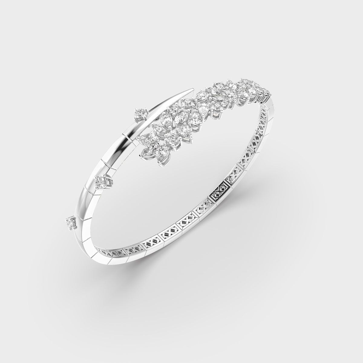 Caught In Vine Diamond Bracelet