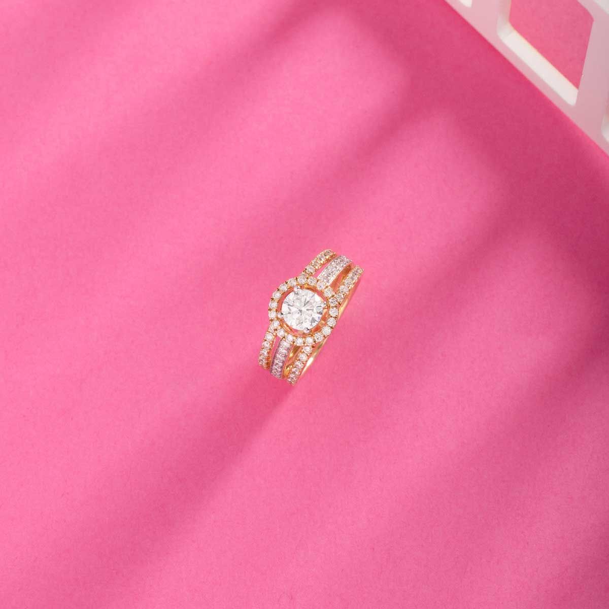Clarion Orb Diamond Ring - View 16