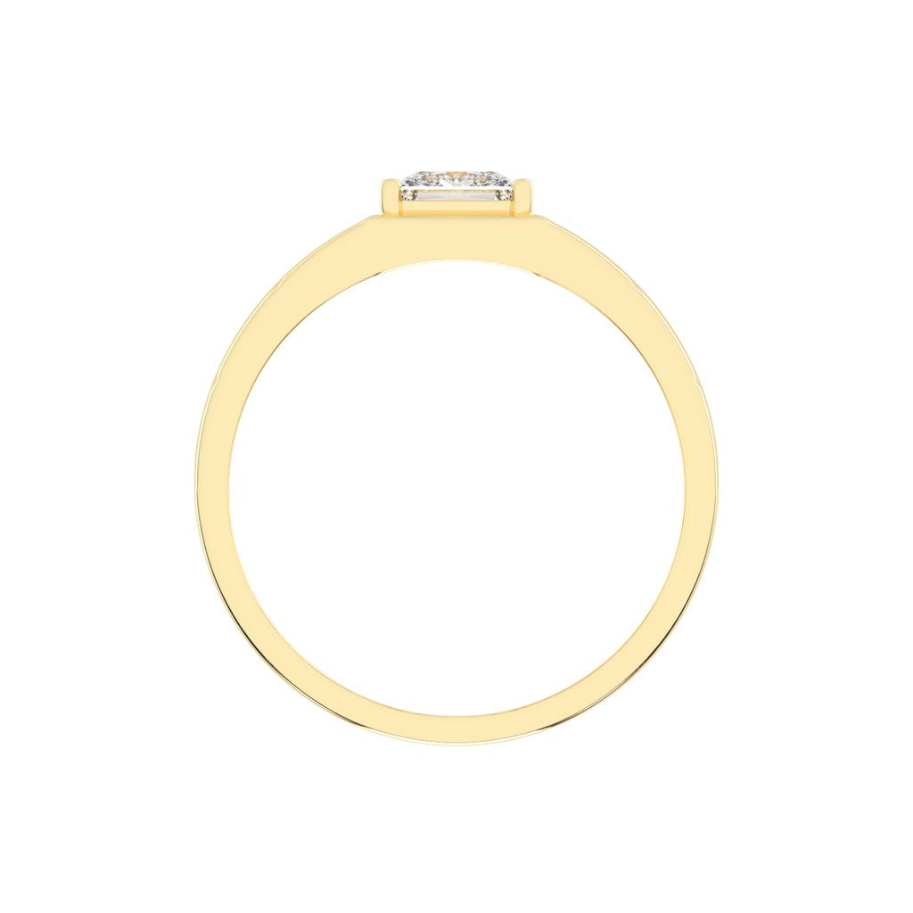 1.00Ct Princess Shape Solitaire