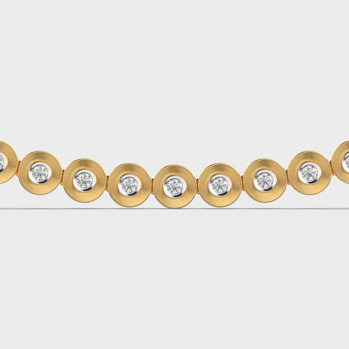 Dainty Interlocked Diamond Necklace