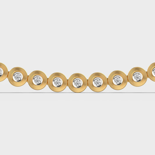 Dainty Interlocked Diamond Necklace