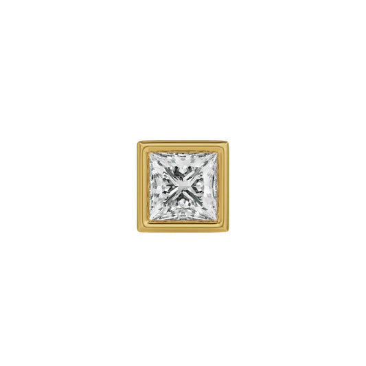 1 CT Lab Grown Diamond Solitaire Studs for Men 9KT