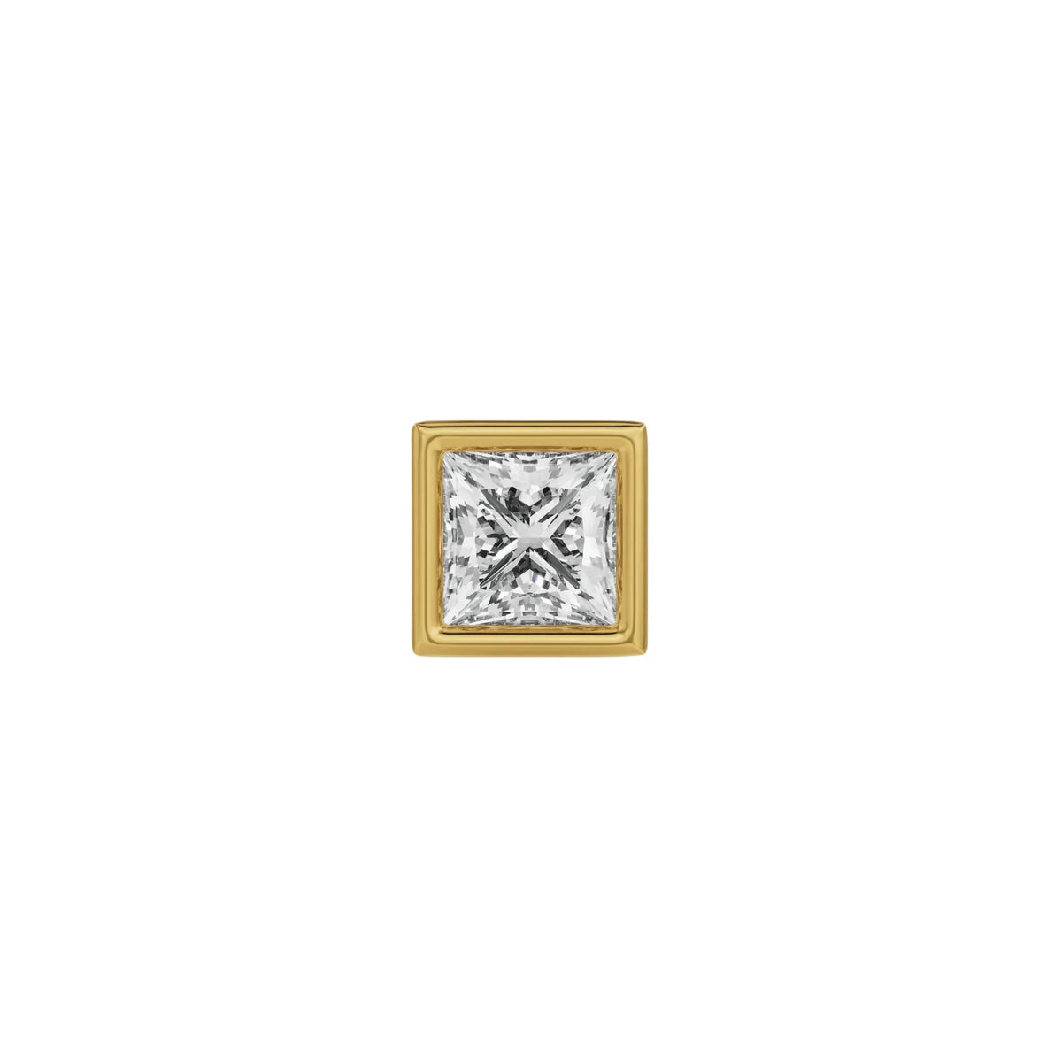 0.25 CT Lab Grown Diamond Solitaire Studs for Men 9KT