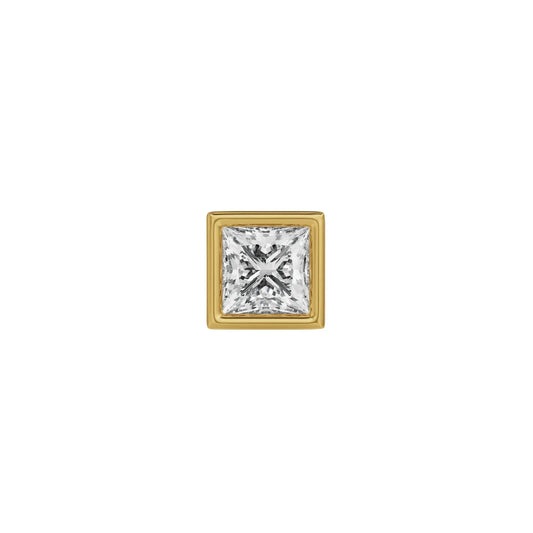 0.25 CT Lab Grown Diamond Solitaire Studs for Men 9KT